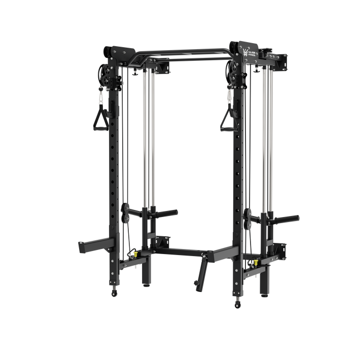 Major Fitness F35 All-In-One Home Gym Wall-Mount Folding Power Rack