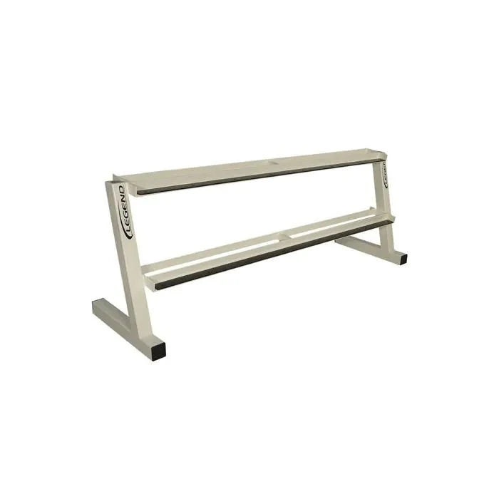 Legend Fitness Long Two-Tier Hex Head Dumbbell Rack
