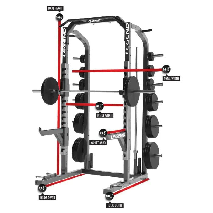 Legend Fitness Pro Series Half Cage