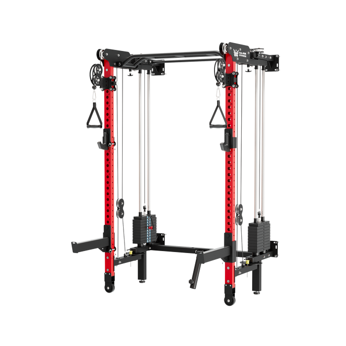 Major Fitness F35 All-In-One Home Gym Wall-Mount Folding Power Rack