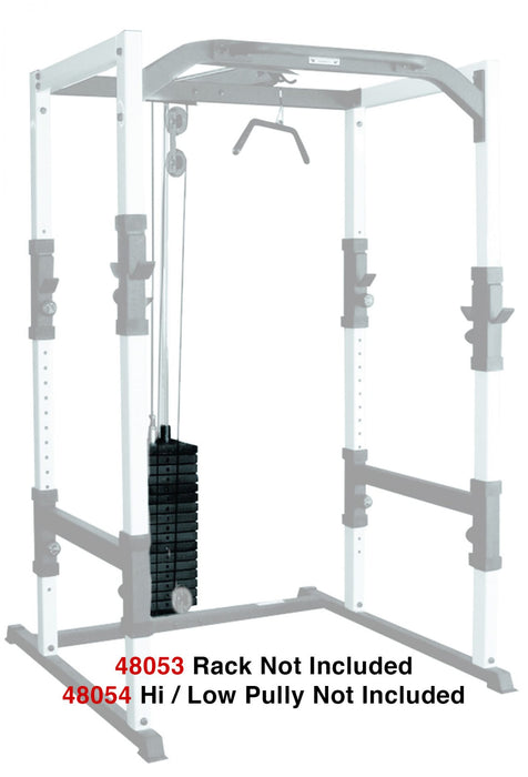 York Barbell 200 lbs weight stack kit