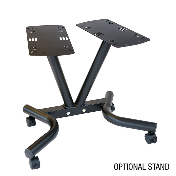 Body-Solid Adjustable Dumbbell Stand with Locking Caster Wheels