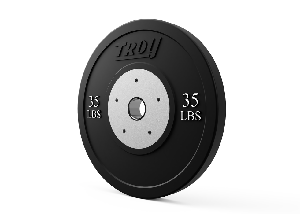 Troy Black Competition Bumper Plate