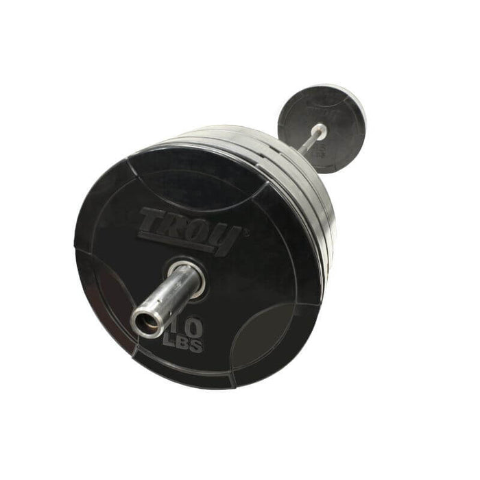 TROY Solid Black Bumper Plate with Steel Insert