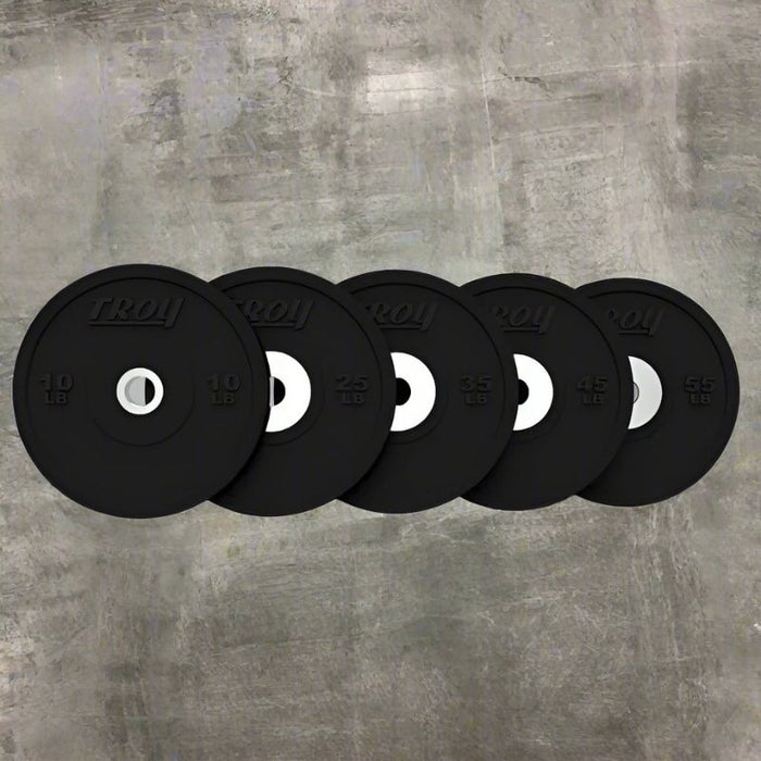Troy Performance Black Rubber Bumper Plate