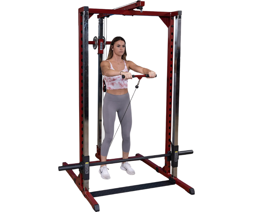 Body Solid BFSM250P2 Best Fitness Smith Machine Package with Lat Attachment