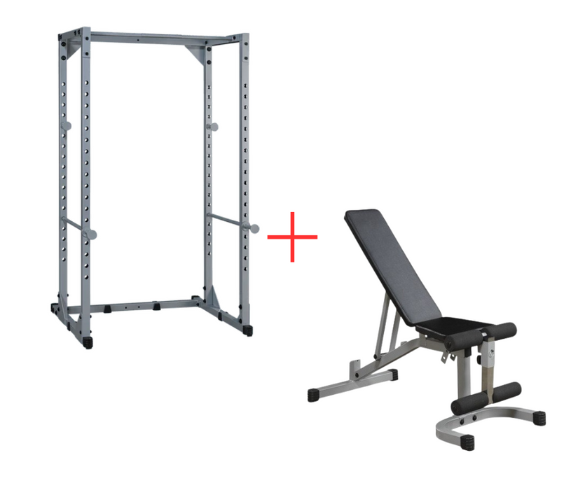 Body-Solid PPR200XP4 Powerline Power Rack w/Flat Incline Decline Bench