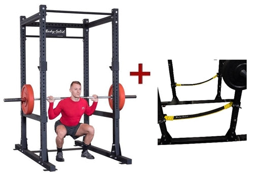 Body-Solid SPR1000SS Commercial Power Rack w/Power Rack Strap Safeties