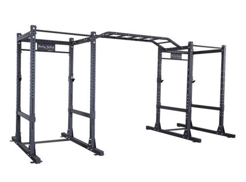 Body-Solid SPR1000SSDB Double Power Rack Package w/Power Rack Strap Safeties