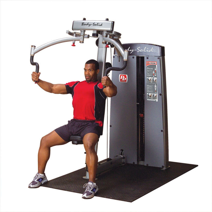 Body-Solid ProDual Pec Rear Delt Machine with Weight 210lb Stack DPECSF