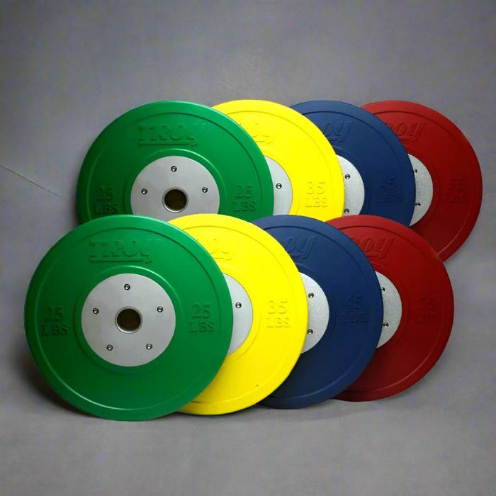TROY Competition Grade 320lb Bumper Plate Set