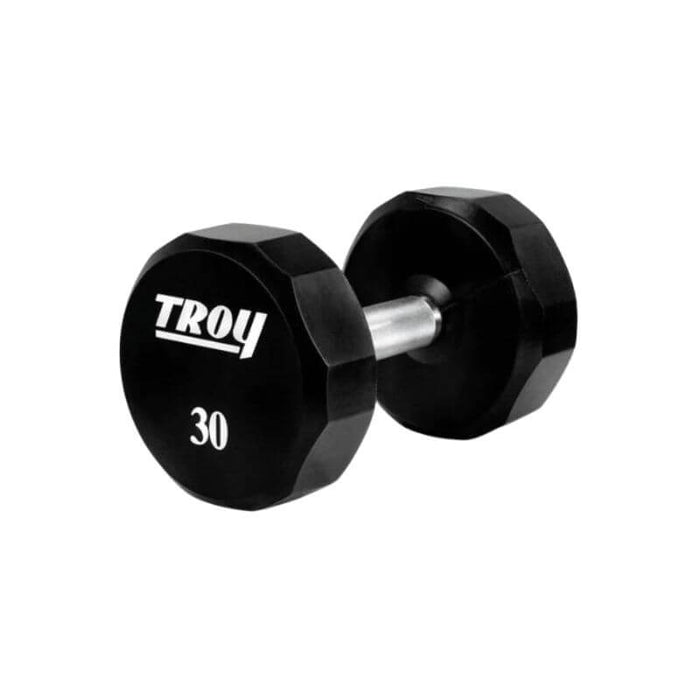 TROY Urethane Dumbbell Set with Racks