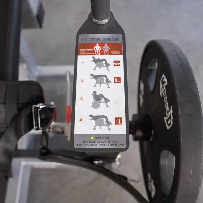 Muscle D Fitness -  Excel Base Adjustable Ergonomic Plate Loaded Hip Thruster