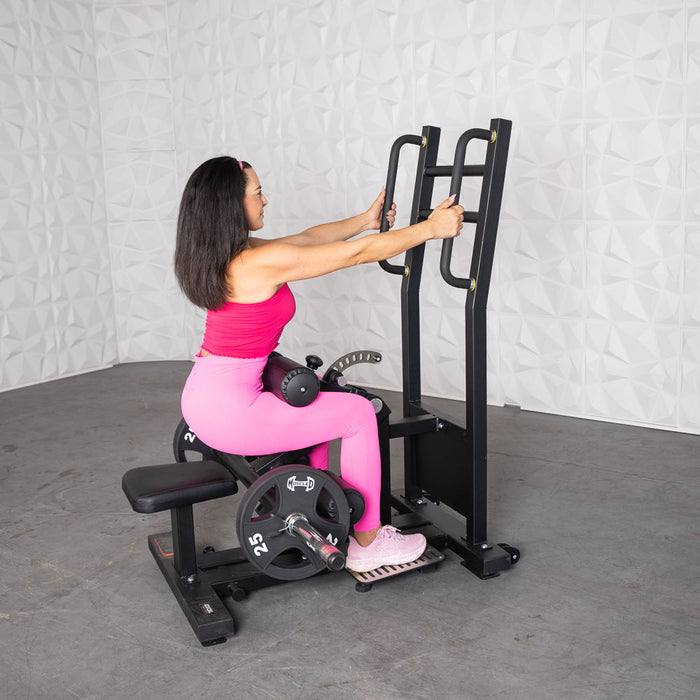 Muscle D Fitness - Excel Standing Plate Load HIp Extension