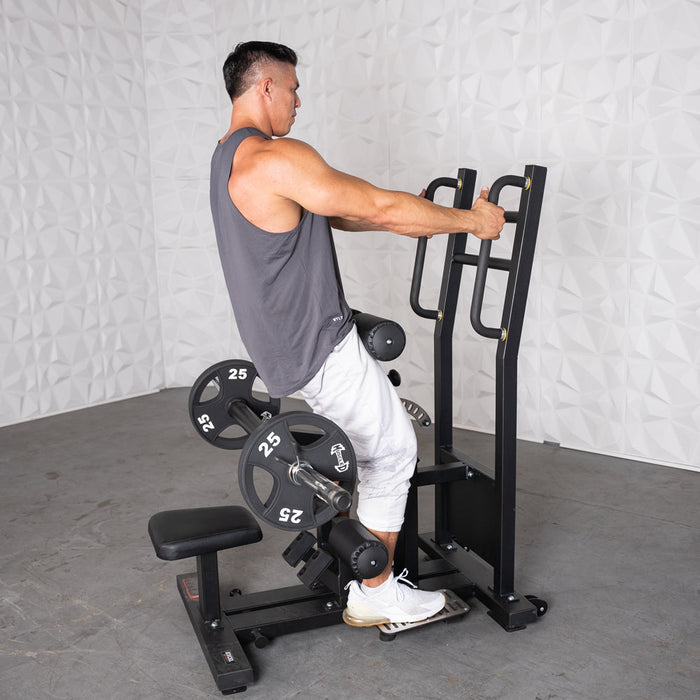 Muscle D Fitness - Excel Standing Plate Load HIp Extension