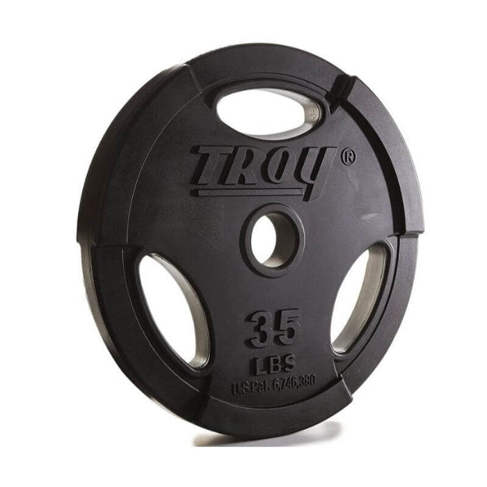 Troy Urethane Encased Olympic Grip Plate (Pairs)