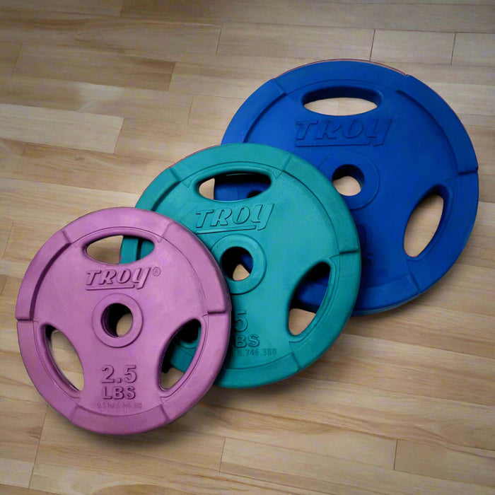 TROY Quiet Iron Interlocking Color Rubber 1" Grip Plate