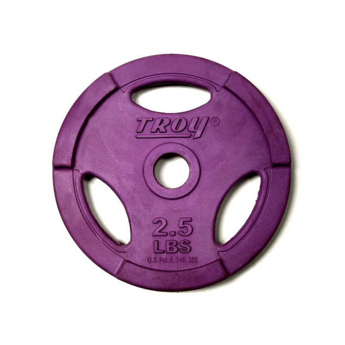 TROY Quiet Iron Interlocking Color Rubber 1" Grip Plate