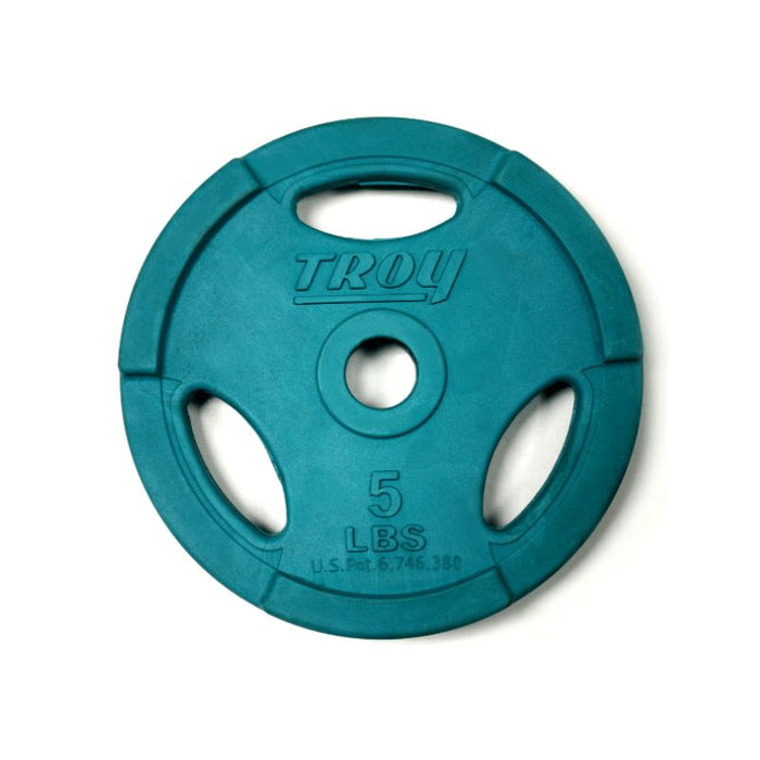 TROY Quiet Iron Interlocking Color Rubber 1" Grip Plate