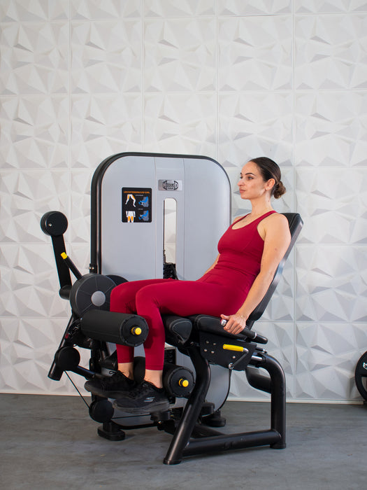 Vogue Leg Extension/Seated Leg Curl Combo - Muscle D Fitness - Seated Adjustable Pin Selectorized Leg Curl Leg Extension Combo