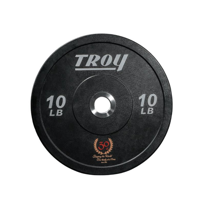 Troy Performance Color Rubber Bumper Plate with Custom Logo