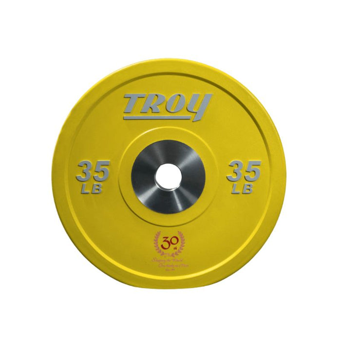 Troy Performance Color Rubber Bumper Plate with Custom Logo