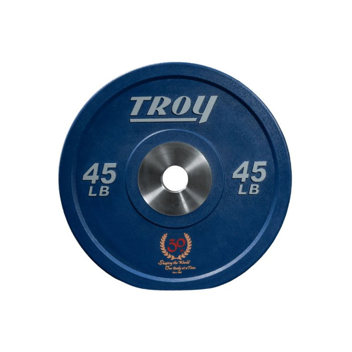 Troy Performance Color Rubber Bumper Plate with Custom Logo