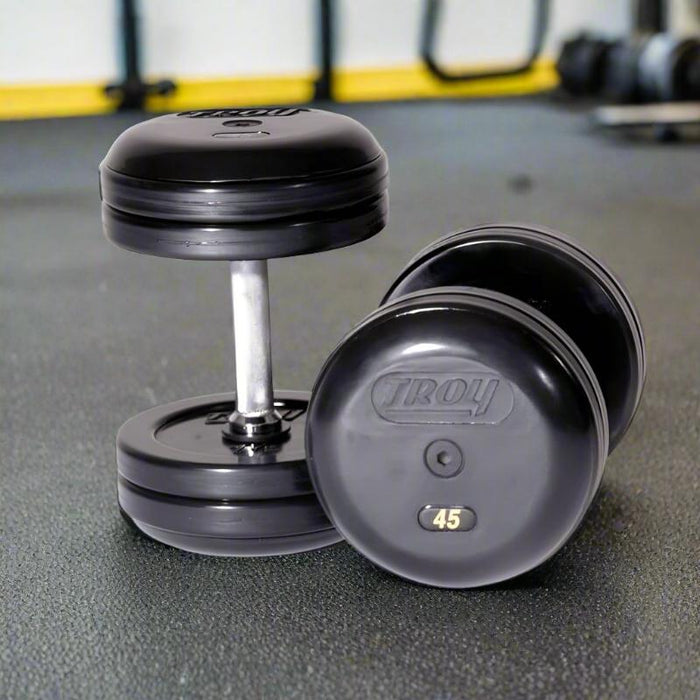 Troy Rubber Encased Pro Style Dumbbell Set