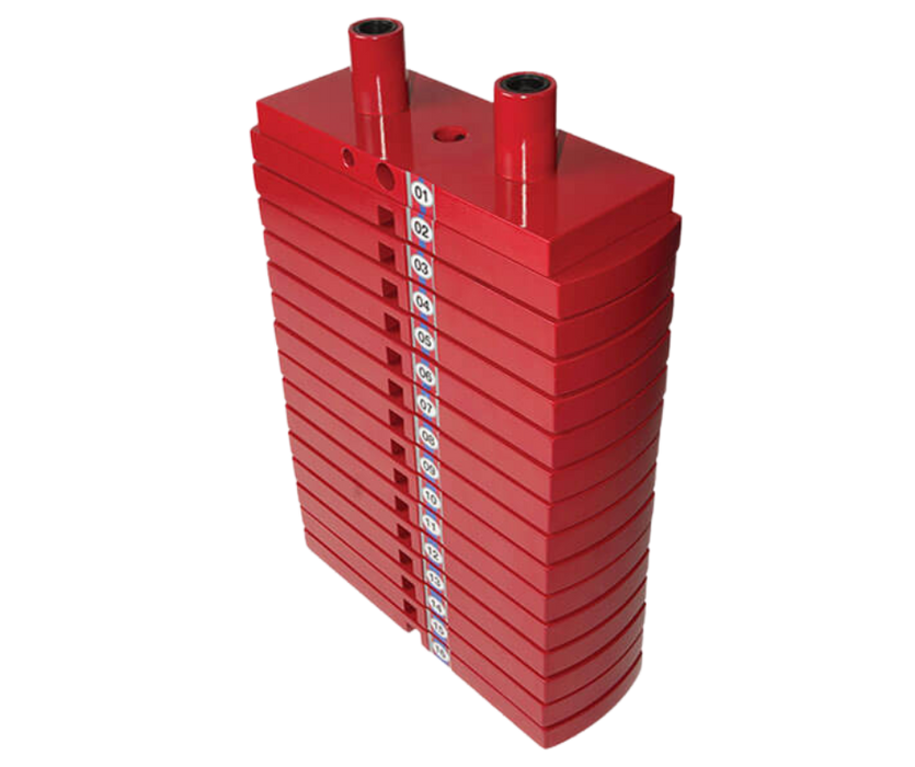 Body Solid HP200 Premium Red 200 lb Weight Stack