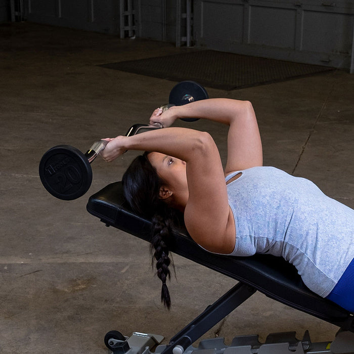 Body-Solid EZ Curl Barbells Set - 20 to 110 lb.