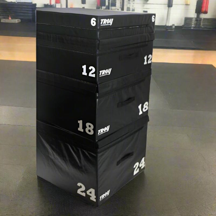 TROY Soft Foam Stackable Plyo Box Set