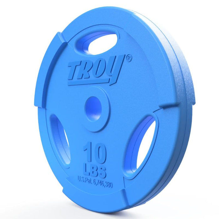 TROY Quiet Iron Interlocking Color Rubber 1" Grip Plate
