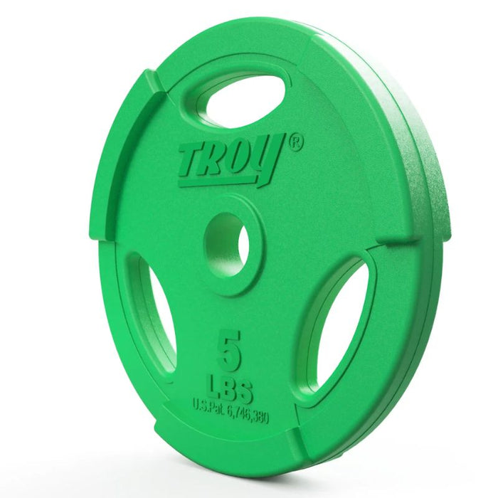 TROY Quiet Iron Interlocking Color Rubber 1" Grip Plate