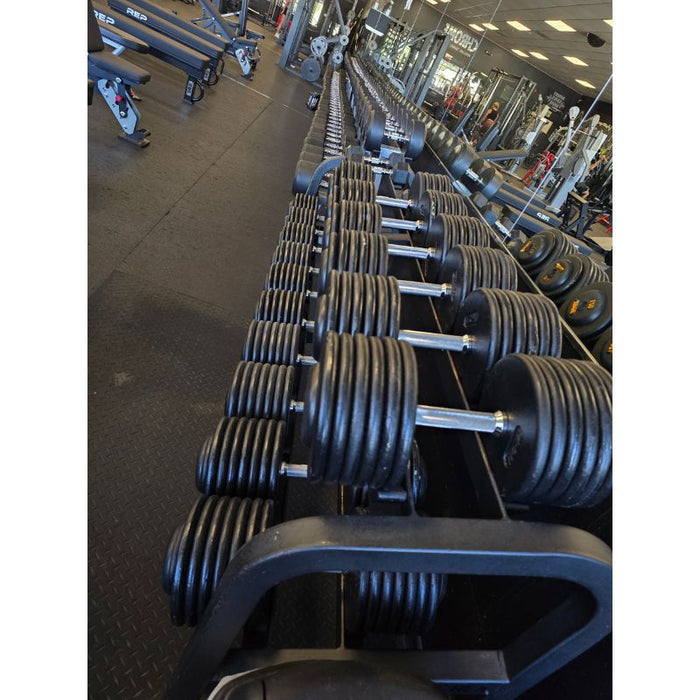 TROY Pro-Style Dumbbells Sets with Rubber Ends