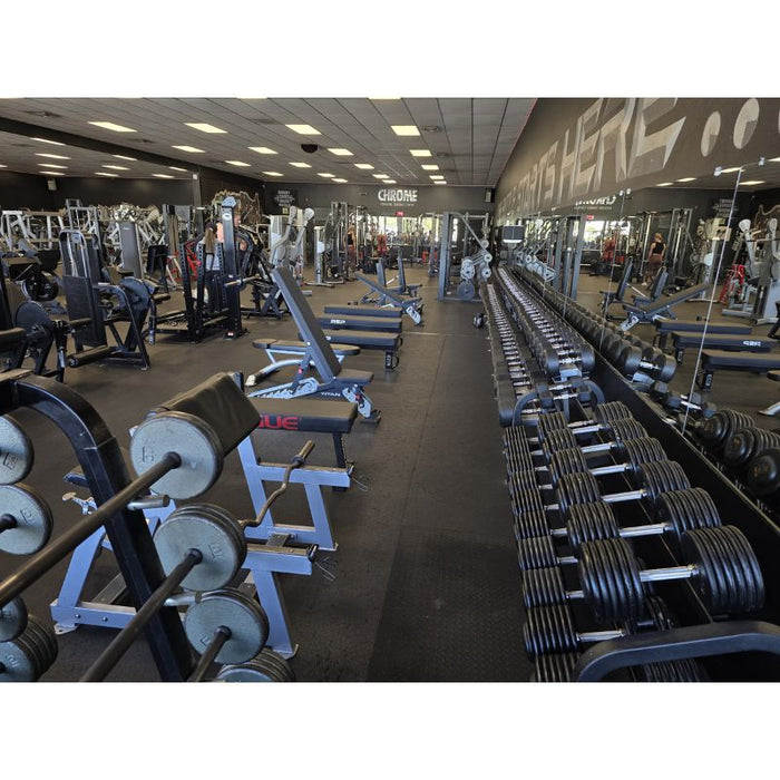 TROY Pro-Style Dumbbells Sets with Rubber Ends