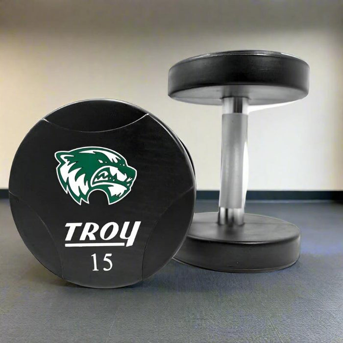 Troy Urethane Logo T-Clog Dumbbell Set 80-100 lbs (5 lb Increments)
