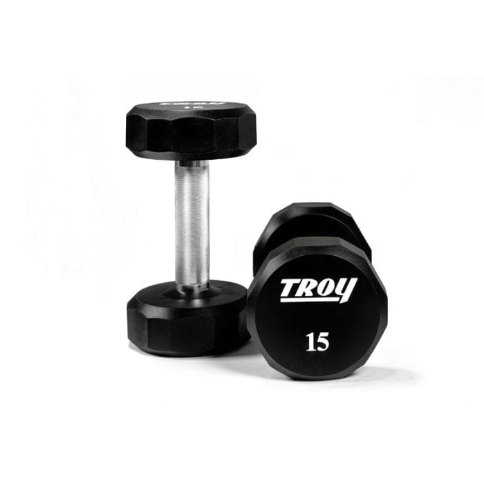 Troy 12-Sided Urethane Encased Dumbbell Sets (Sold in 5lb Increments)