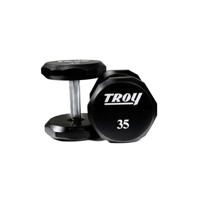 Troy 12-Sided Urethane Encased Dumbbell Sets (Sold in 5lb Increments)