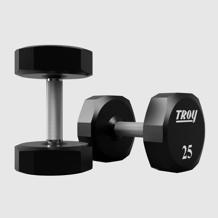 Troy 12-Sided Urethane Encased Dumbbell Sets (Sold in 5lb Increments)