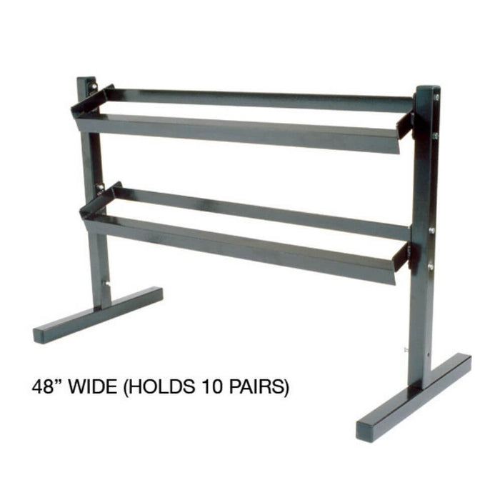 YORK Barbell Two Tier Dumbbell Stand