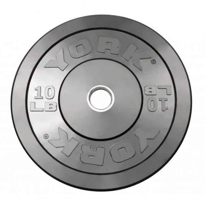 York Barbell 29067 USA Rubber Bumper Plates 10
