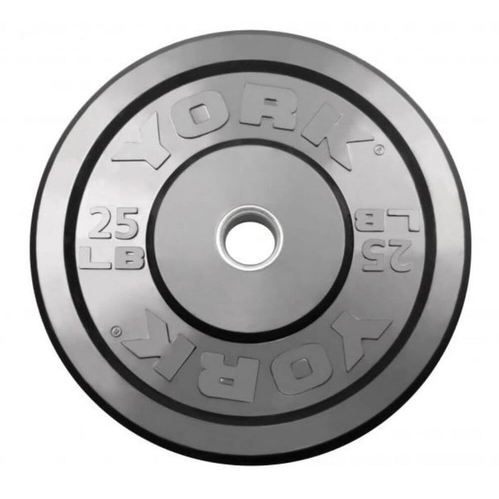 York Barbell 29067 USA Rubber Bumper Plates 25
