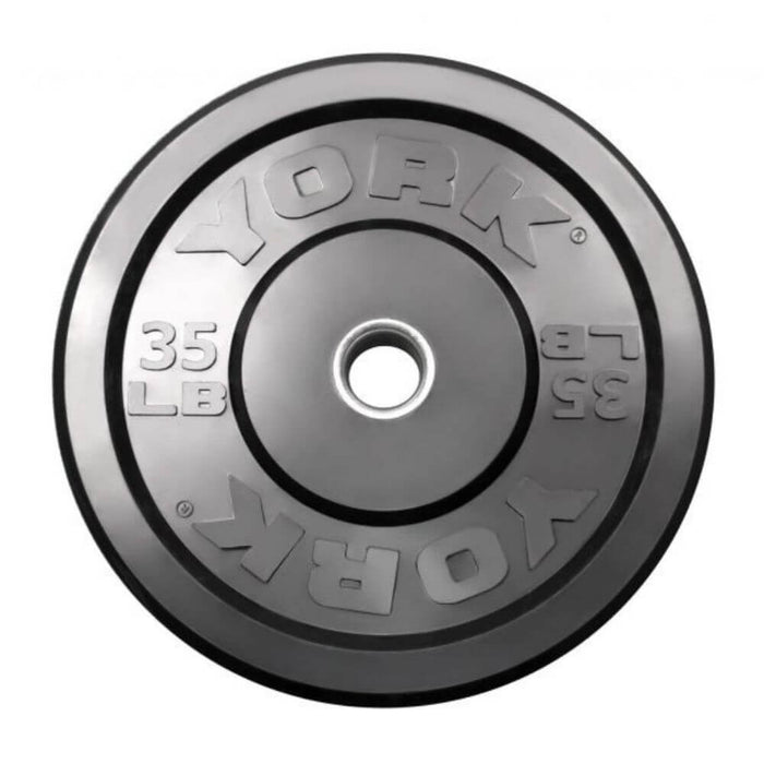 York Barbell 29067 USA Rubber Bumper Plates 35