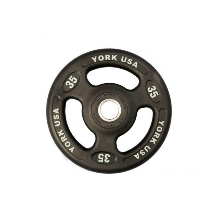 York Barbell Iso-Grip Urethane Plate Set