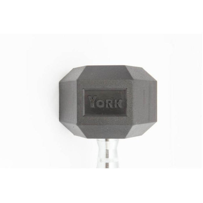 York Rubber Hex Dumbbells