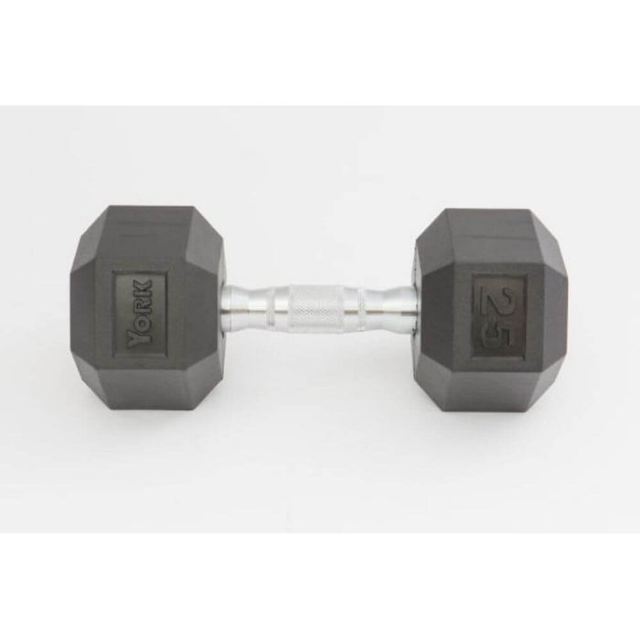 York Rubber Hex Dumbbells