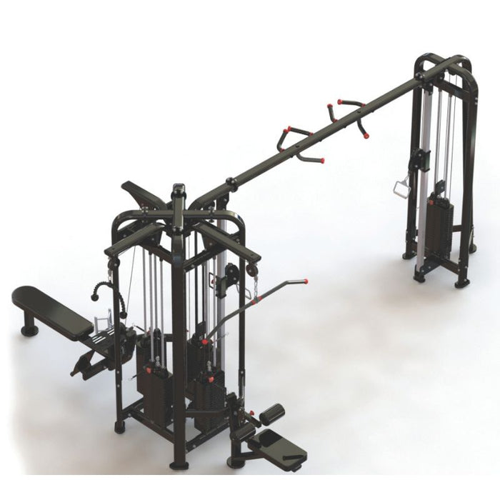 Body-Solid SJG500 Pro Clubline 5-Stack Jungle Gym Rendering