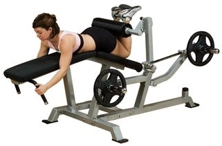 Body-Solid LVLC Leverage Prone Leg Curl Plate Loaded