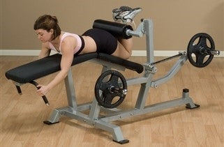 Body-Solid LVLC Leverage Prone Leg Curl Plate Loaded