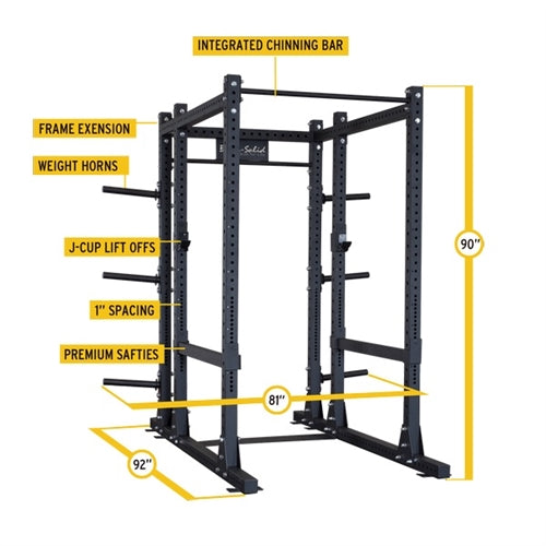 Body-Solid SPR1000 Back Extended Power Rack